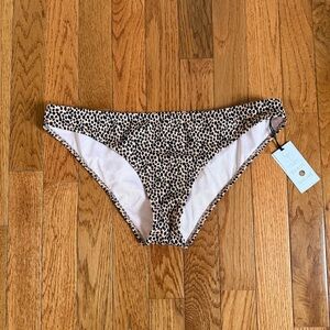 Shade and Shore Leopard Print Bikini Bottom